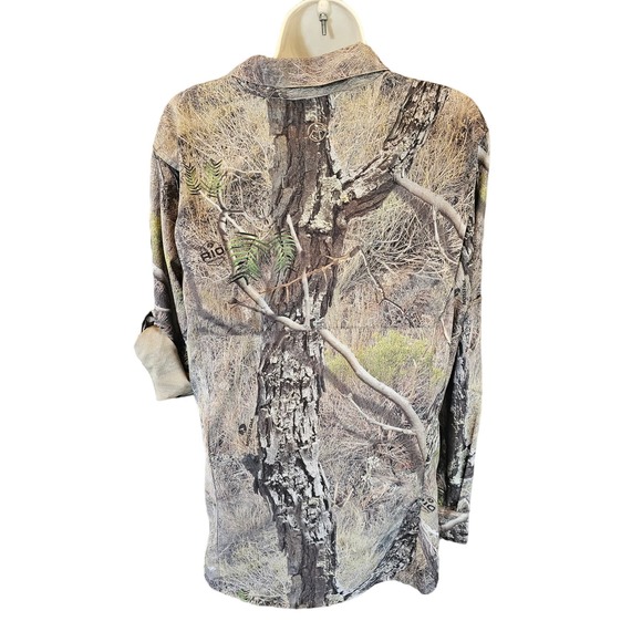Women Magellan camo packable Vented roll tab sleeve hunting top XL - Picture 2 of 9